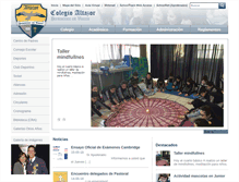 Tablet Screenshot of colegioaltazorconcon.cl